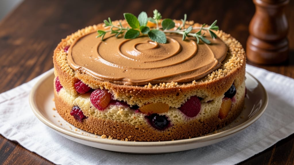 Almond Meal Fruit Cake Recipe: Nutty Crunch Meets Moist Citrus Zing