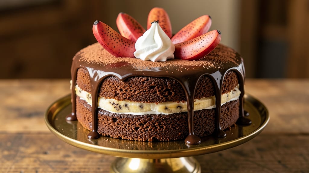 Baking Chocolate Banana Cake Recipe: Deep Chocolate Moisture With Banana Swirl Magic