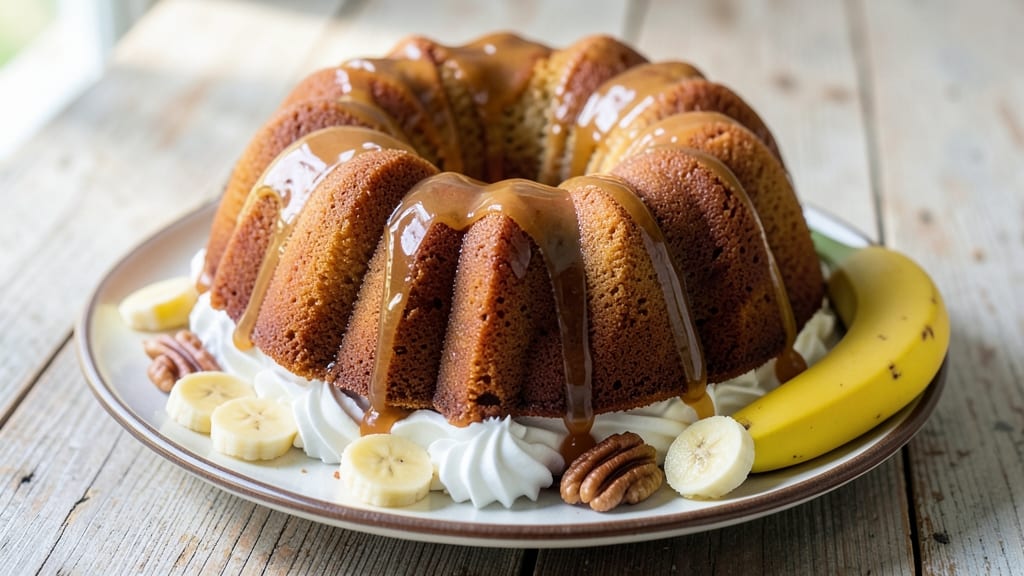Banana Bundt Cake Recipe UK: Towering Height With No Collapse Trick