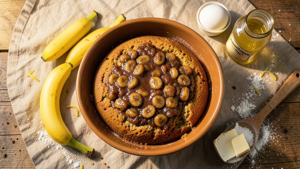 Banana Cake Recipe UK: Golden Crust With Hidden Banana Fold