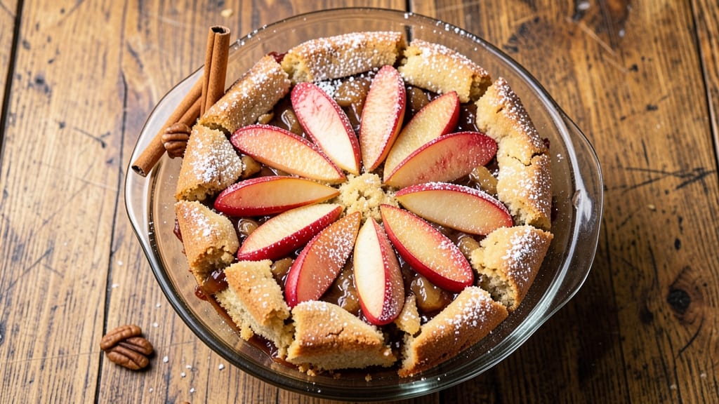 Apple Pie Cake Recipe With Fresh Apples: Warm Spice Streusel Hugs Juicy Fruit Layers