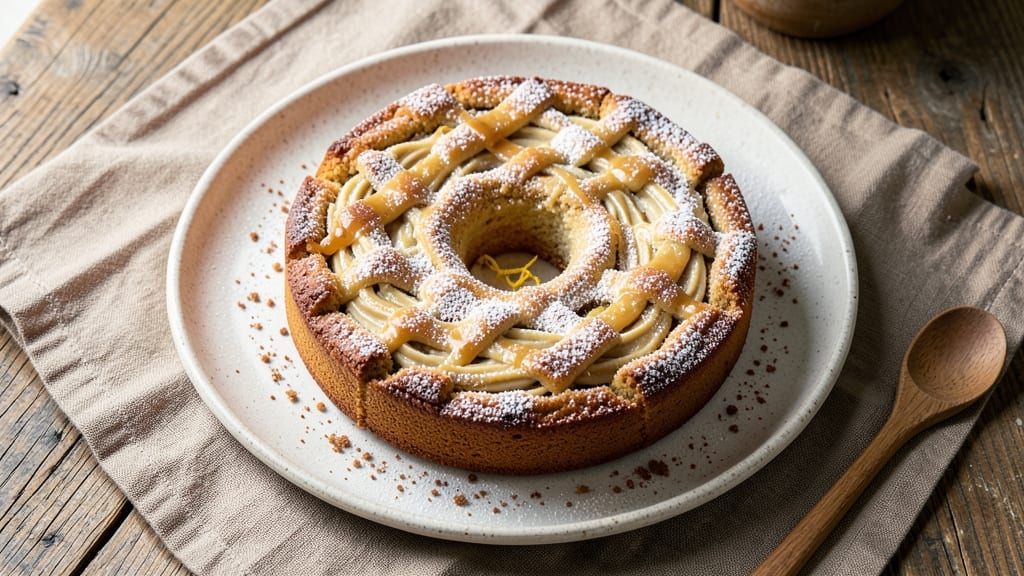 Almond Ring Coffee Cake Recipe: Nutty Swirls and Moist Vanilla Layers