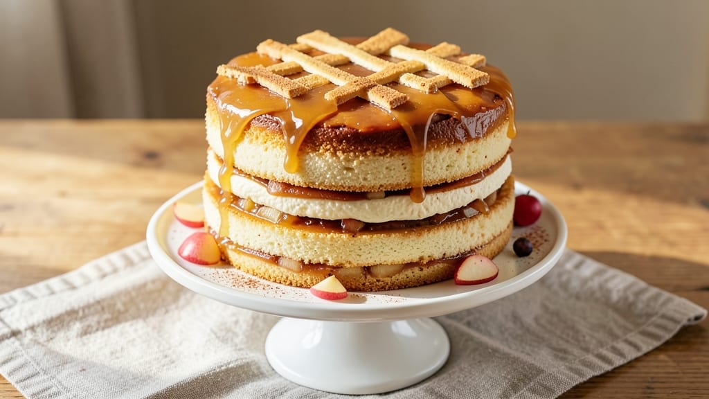 Apple Mousse Cake Recipe: Silky Apple Layers Between Airy Mousse Clouds