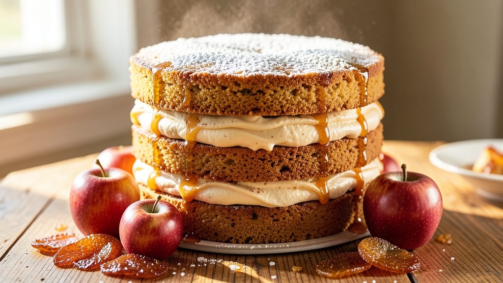 Apple Cider Layer Cake Recipe: Warm Spice and Buttery Vanilla Frosting Harmony