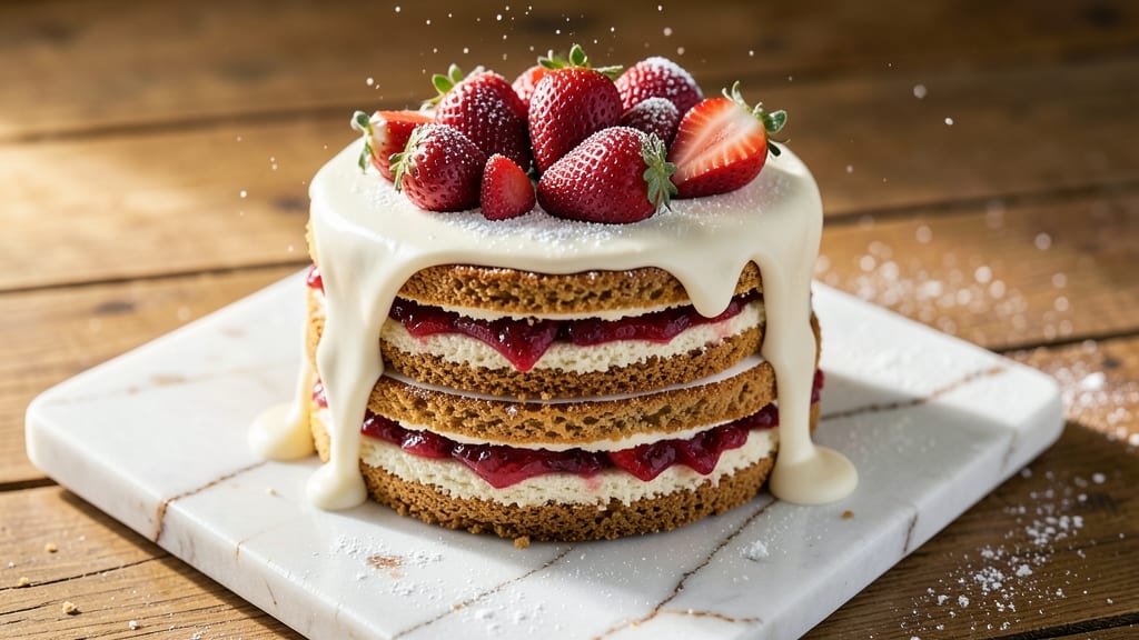 Amazing Strawberry Cake Recipe: Bursting Berries in Every Moist Bite