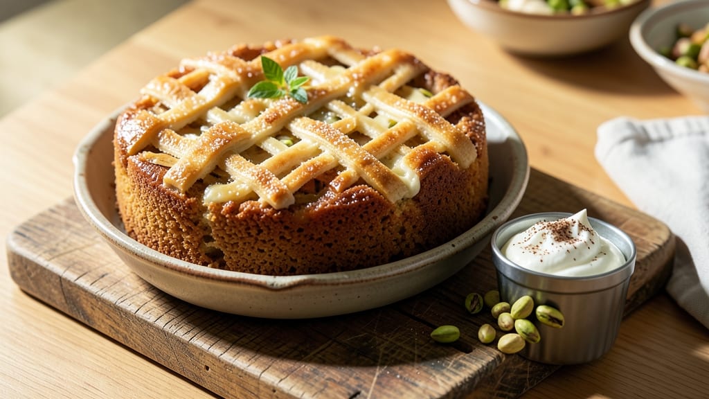 Atta Cake Recipe: Fragrant Cardamom and Saffron Layers