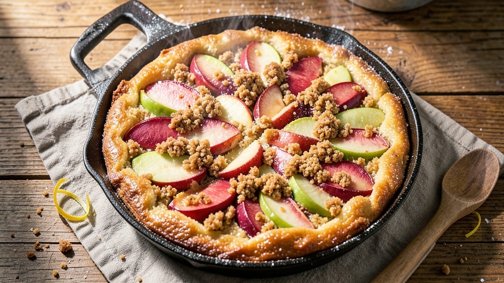 Apple Cobbler Cake Recipe: Buttery Streusel Crown Over Spiced Apple Filling