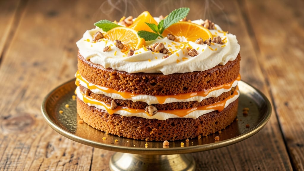 Awesome Carrot Cake Recipe: Velvety Layers with Hidden Walnut Swirl