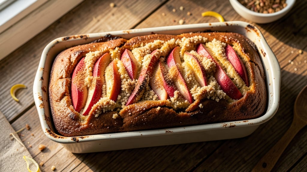 Apple Cake Loaf Tin Recipe: Spiced Apple Filling With Buttery Streusel Crust