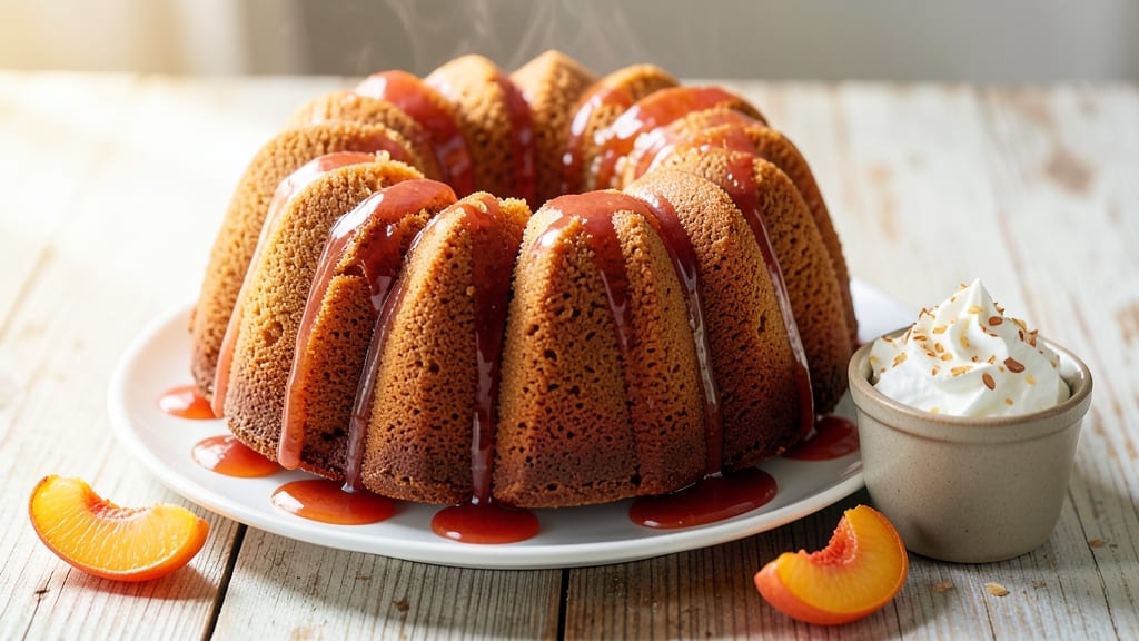 Apricot Bundt Cake Recipe: Zesty Rum Swirl and Buttery Crunch Top
