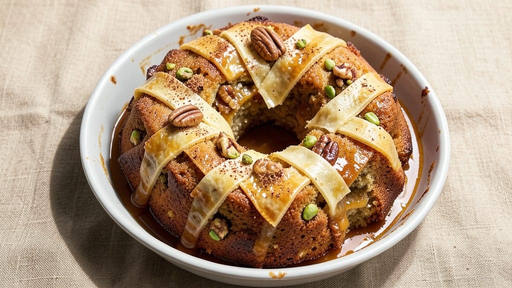 Baklava Banana Bundt Cake Recipe: Nutty Crunch and Caramelized Layers in One Bake