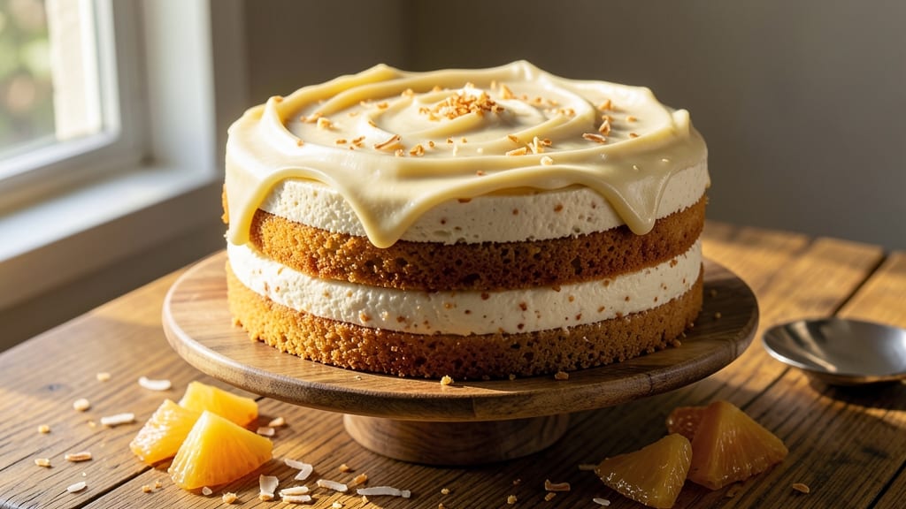 Baker's Coconut Cake Recipe: Toasted Coconut Crunch Over Ultra-Moist Layers