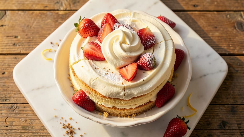 Ambrosia Fresh Strawberry Cake Recipe: Velvety Layers with Bursting Fruit Jewels
