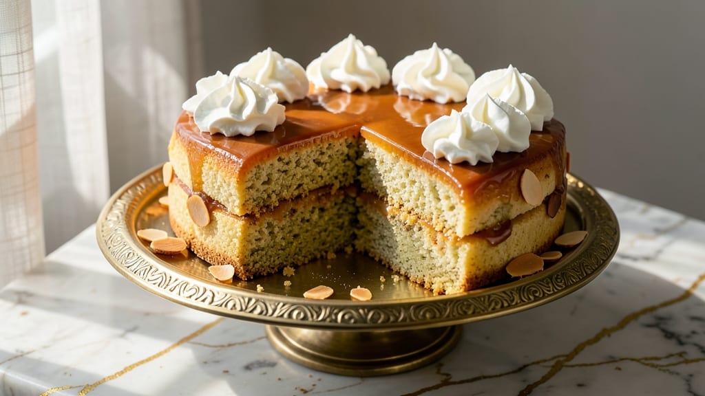 Arabic Milk Cake Recipe: Silky Cardamom and Orange Blossom Delight