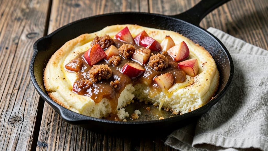 Apple Pie Filling Cake Mix and Butter Recipe: Caramelized Apple Swirl With Buttery Streusel Top