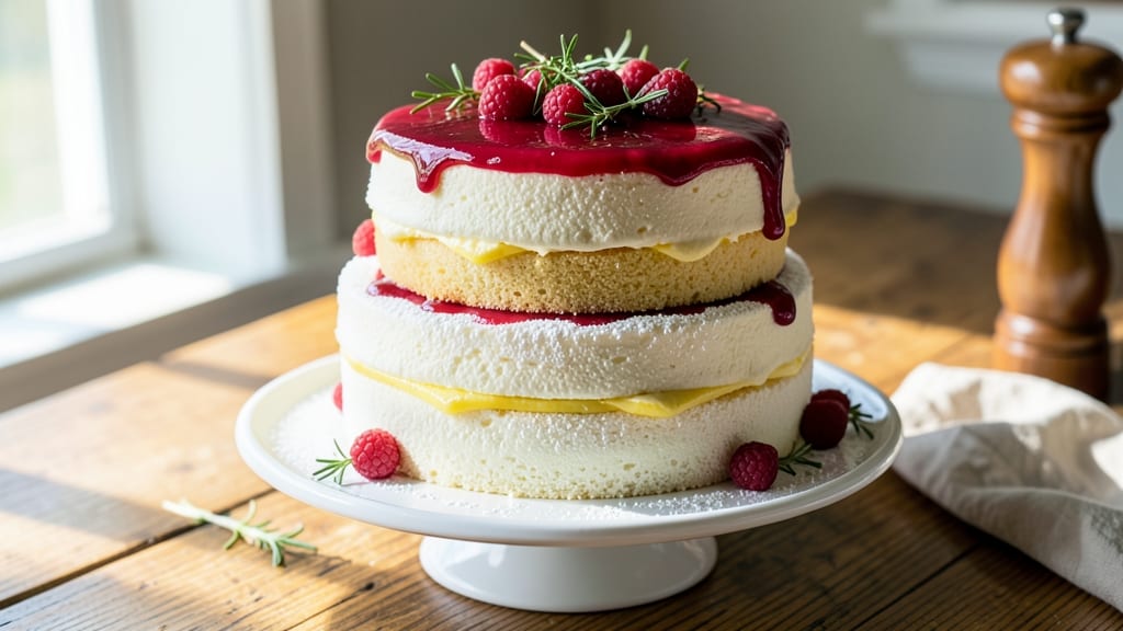 Amish Raspberry Angel Food Cake Recipe: Light-as-Air Fluff With Bursting Berries
