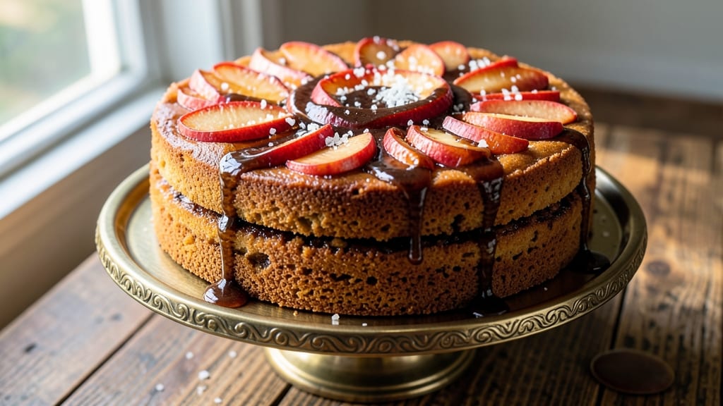 Apple Molasses Cake Recipe: Spiced Rum Streusel Hugs Caramelized Apple Layers