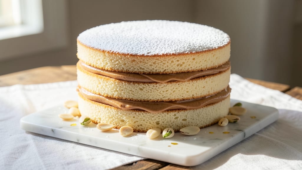 Almond Sponge Cake Recipe UK: Ultra Light Layers With Toasted Nut Crunch