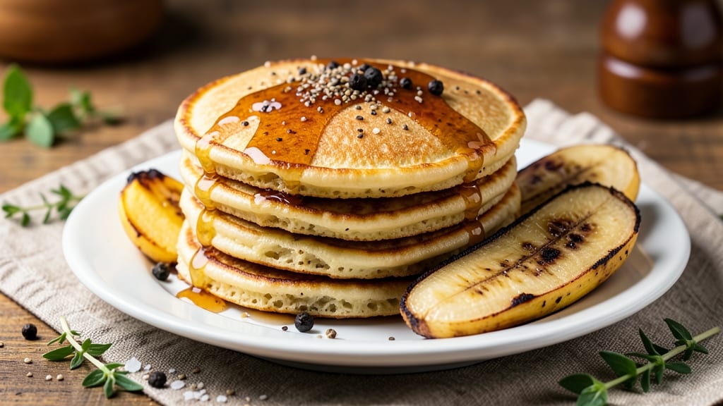 Banana Almond Milk Pancakes Recipe: Fluffy Stacks With Nutty Sweetness