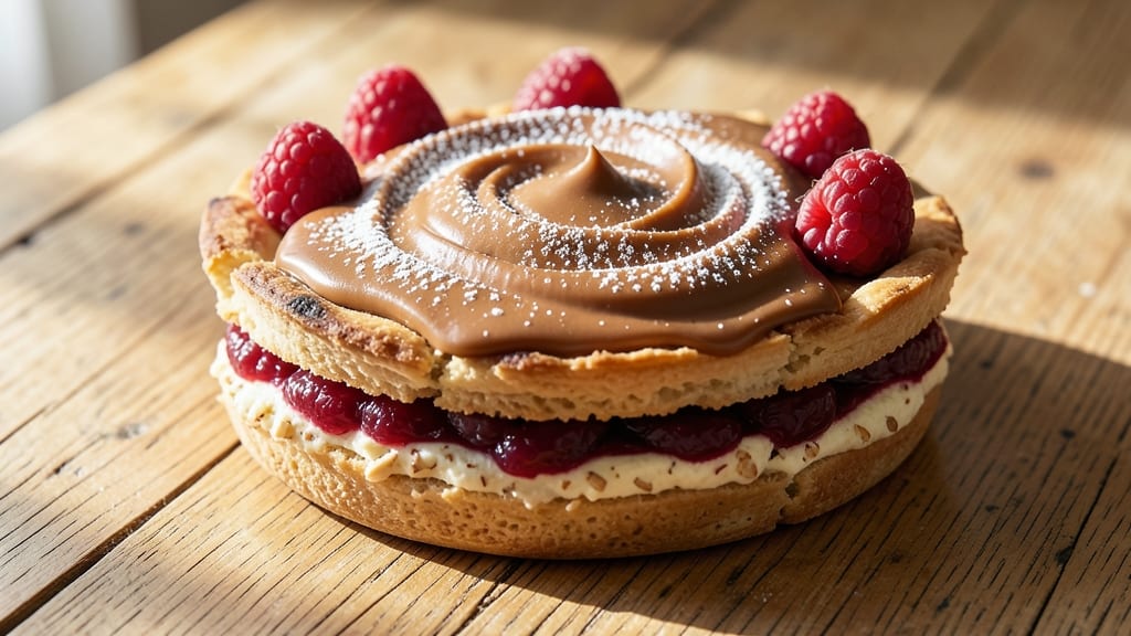 Bakewell Tart Cake Recipe: Spiced Rum Streusel Crown Over Jammy Fruit Layers