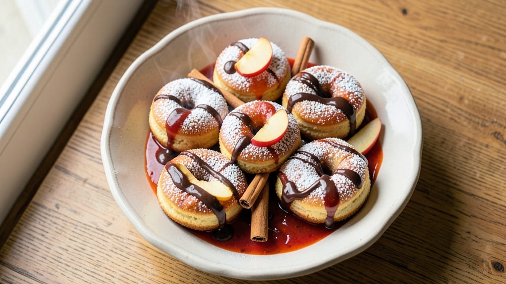 Applesauce Cake Donuts Recipe: Spiced Rum Glaze and Soft Centers