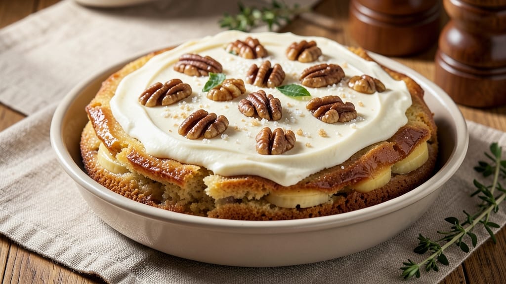 Banana Nut Buttermilk Cake Recipe: Crumb-Topped Moisture With Toasted Walnut Crunch