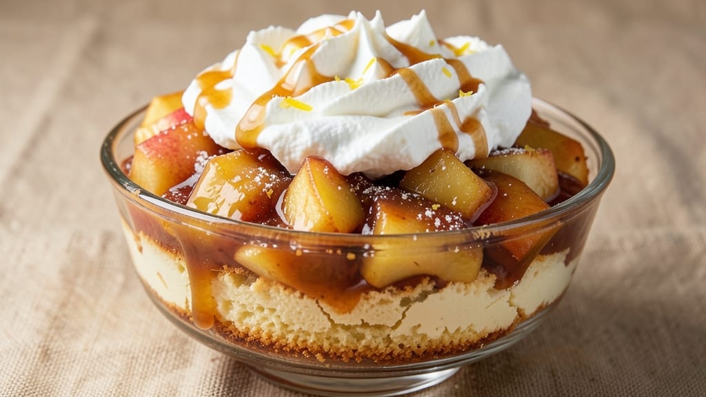 Apple Betty Recipe With Cake Mix: No-Bake Streusel Crown Over Ultra-Moist Apple Layers