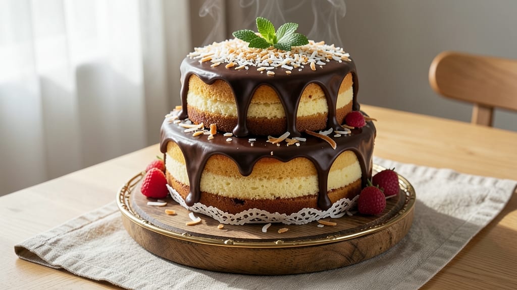 Ancel Coconut Cake Recipe: Tropical Rum Streusel Hugs Moist Vanilla Layers