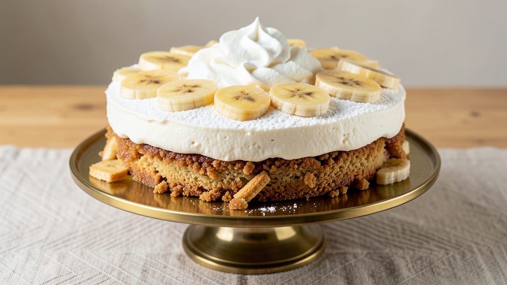Banana Cheesecake Recipe UK: No-Bake Creamy Layers With Rum Streusel Twist
