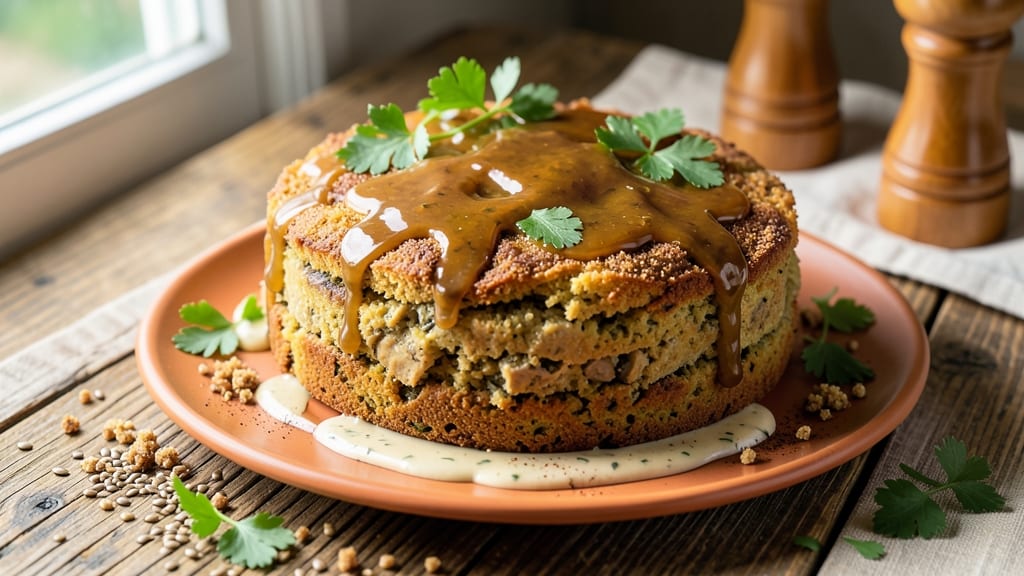Baked Falafel Cake Recipe: Middle Eastern Sweetness With Crunchy Topping