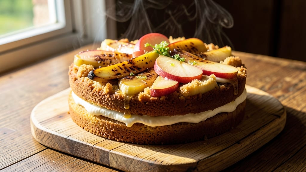 Banana and Pear Cake Recipe: Warm Spice and Caramelized Top Layers