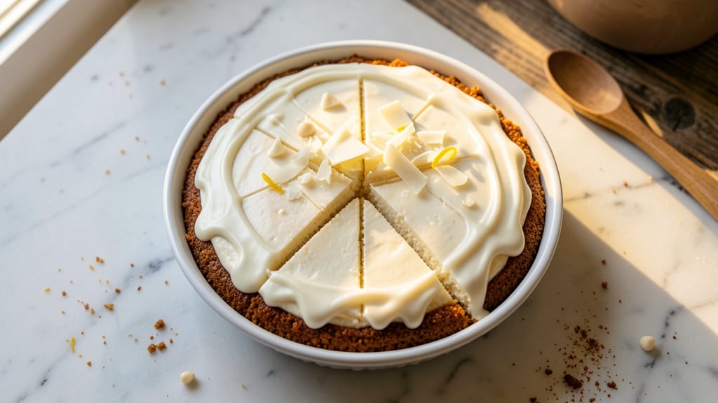 Baked White Chocolate Cheesecake Recipe: Silky Swirls and No-Bake Stability