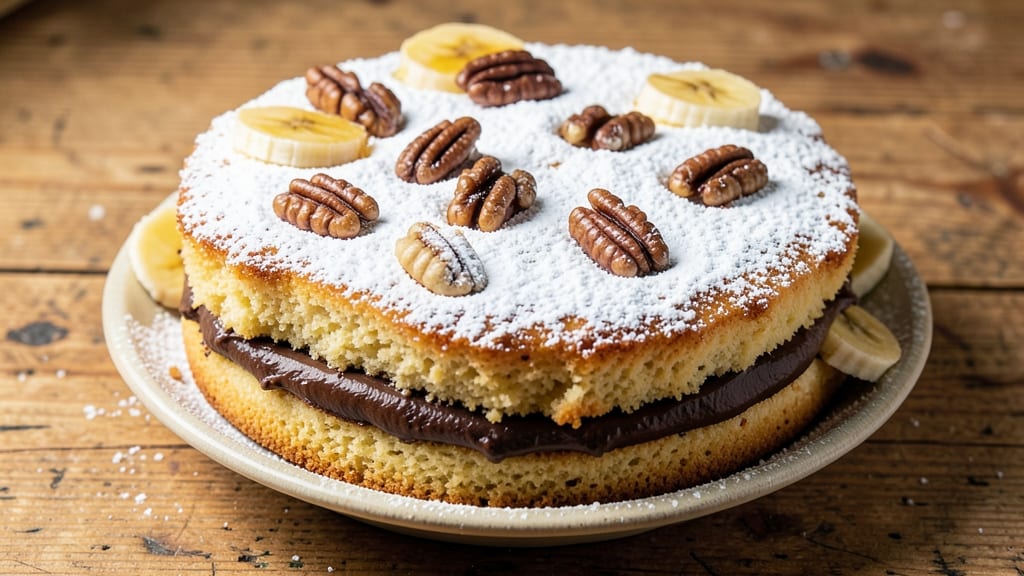Banana Black Walnut Cake Recipe: Nutty Depth and Caramelized Banana Swirls