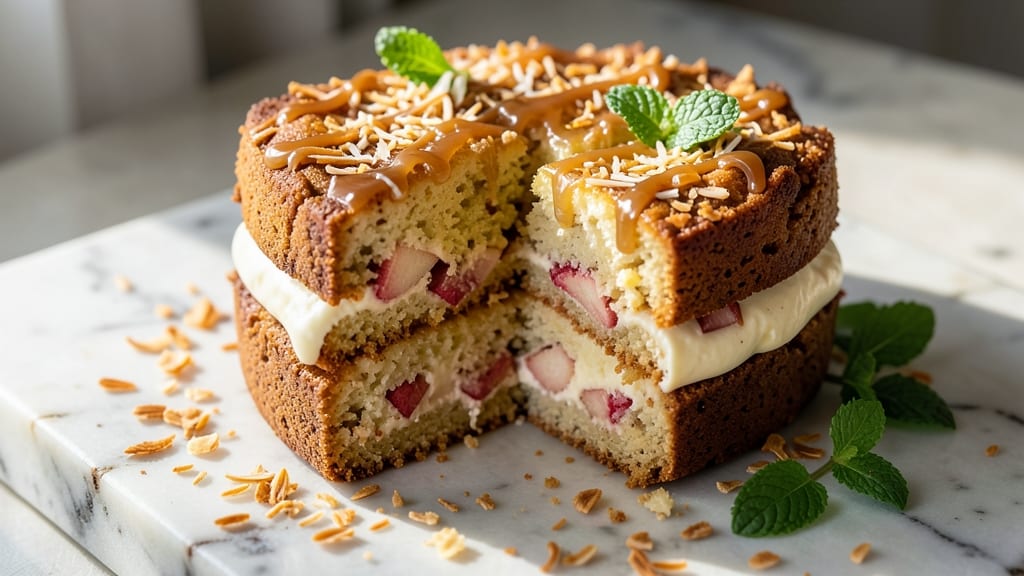 Apple and Coconut Cake Recipe: Tropical Moisture With Toasted Nut Crunch