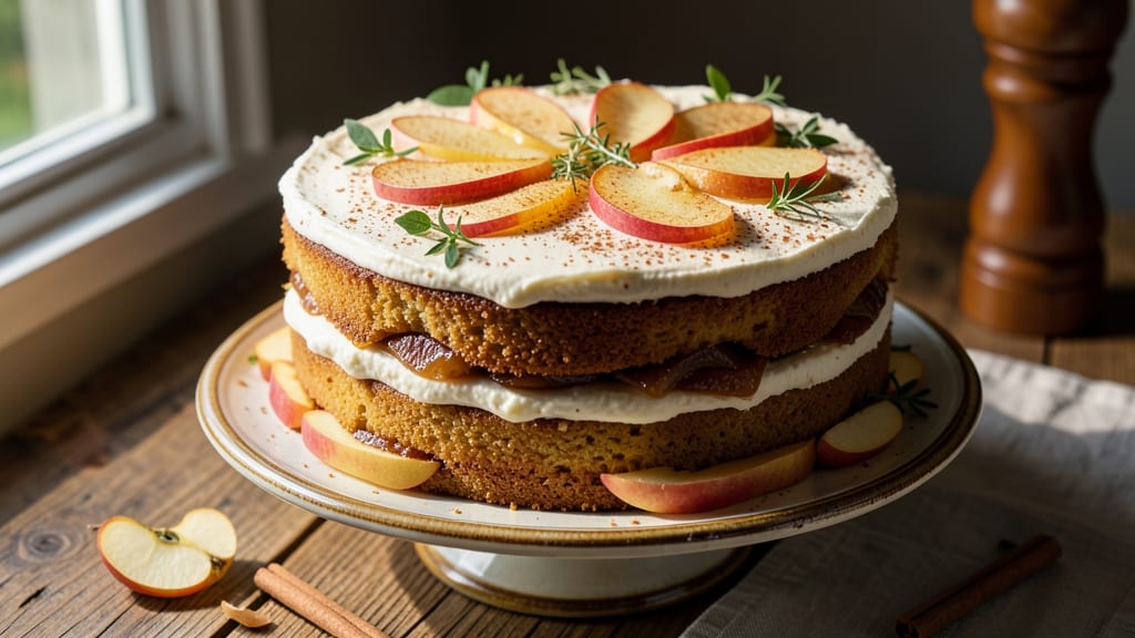 Apple Delight Cake Recipe: Spiced Apple Butter Swirl in Buttery Layers
