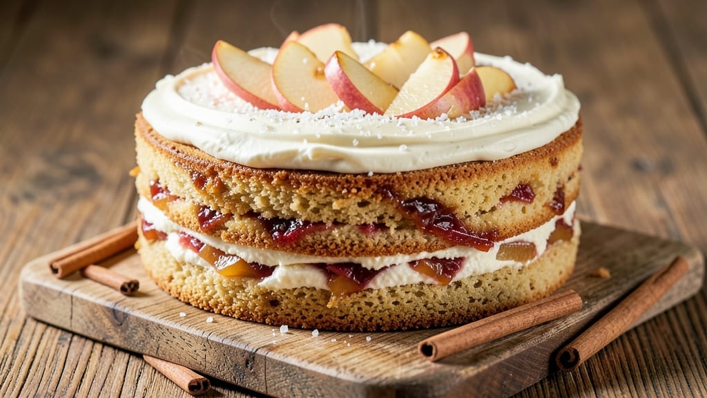 Apple Magic Cake Recipe: Fluffy Layers With Spiced Rum Streusel Crown