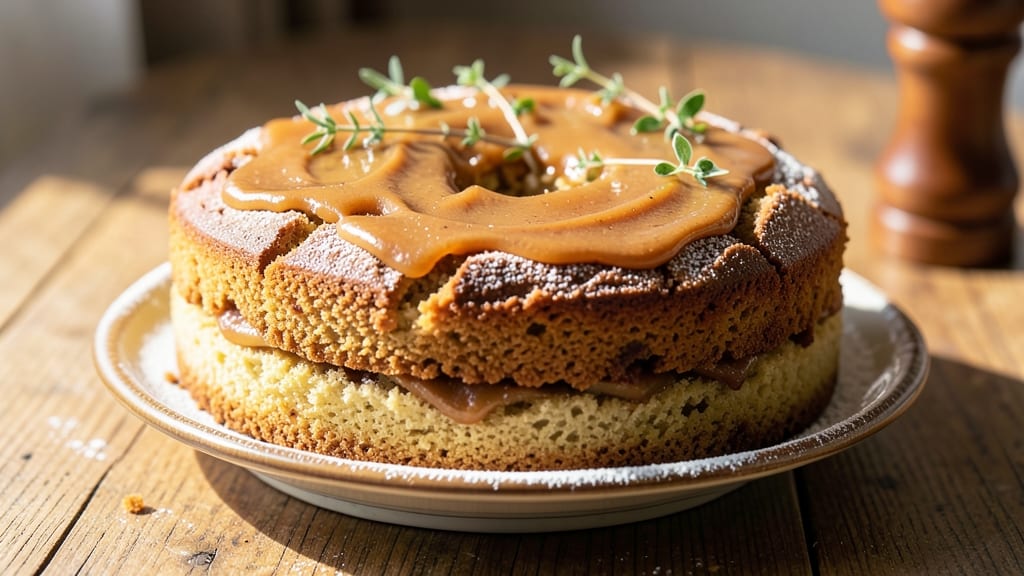 Apple Butter Crumb Cake Recipe: Spiced Rum Streusel Crown Over Apple Butter Layers