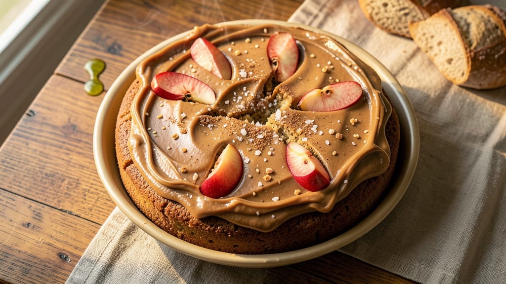 Apple Cake With Maple Frosting Recipe: Maple-Glazed Crust and Silky Vanilla Swirls
