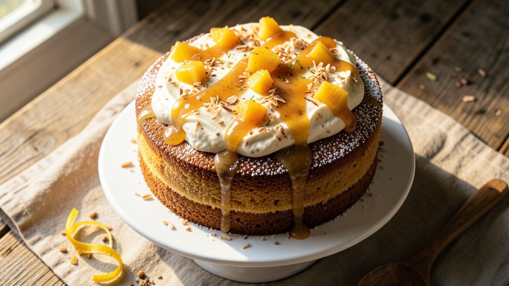 Bacardi Piña Colada Rum Cake Recipe: Tropical Boozy Layers With Toasted Coconut Crunch