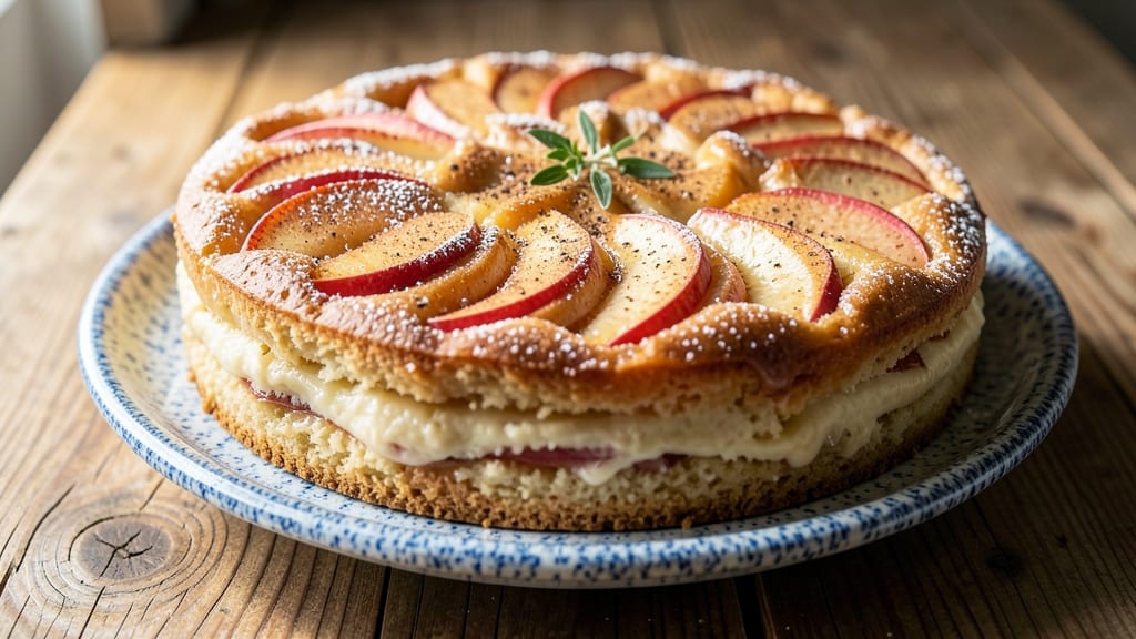 Apple Cake Recipe Without Eggs: Fluffy Layers and Spiced Rum Streusel Crown