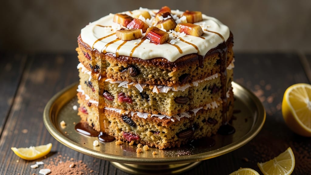 Bajan Great Cake Recipe: Banana Rum Soak and Toasted Coconut Crunch