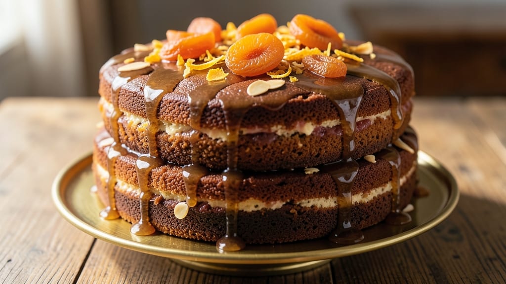 Apricot Brandy Fruit Cake Recipe: Boozy Moisture and Spiced Nut Depth
