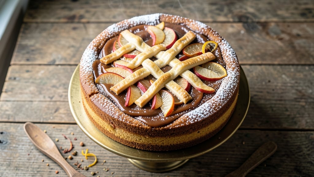 Applebutter Cake Recipe: Warm Spice Streusel Hugs Apple-Infused Layers