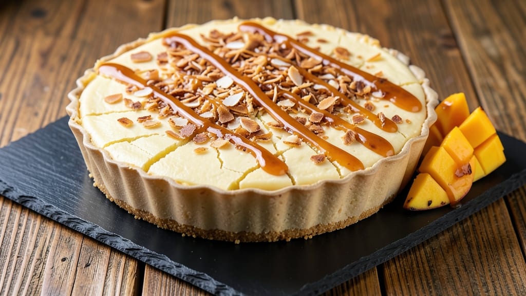 Baked Coconut Cheesecake Recipe: Toasted Coconut Crust With Silky Filling