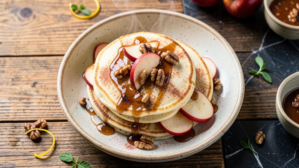 Apple Walnut Pancake Recipe: Crispy Edges and Nutty Sweetness in Every Stack
