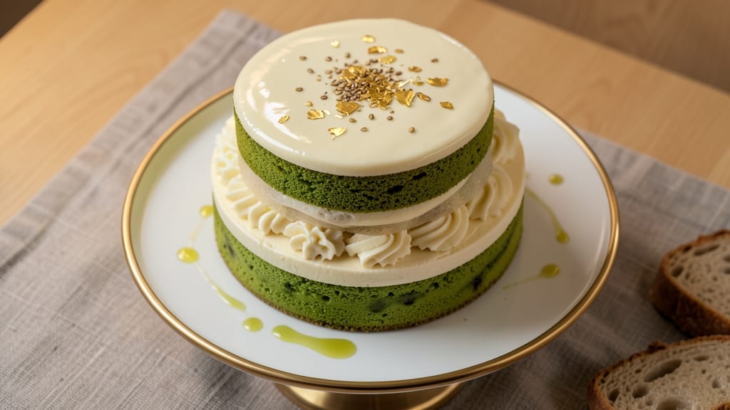 Asian Cream Cake Recipe: Silky Mochi Texture With Matcha Twist