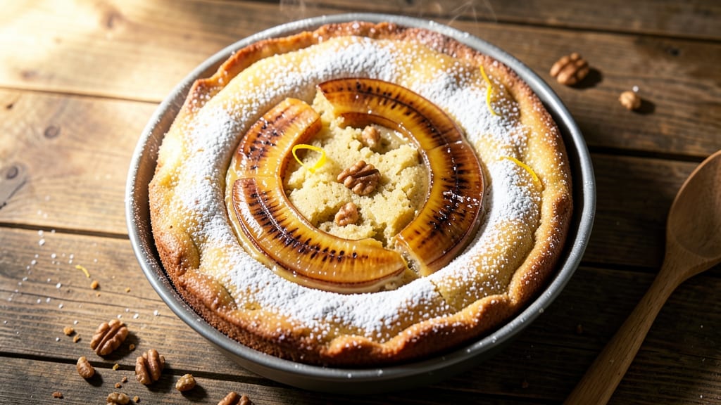 Banana Cake Recipe Hebbars Kitchen: Cardamom-Kissed Layers With Warm Banana Streusel