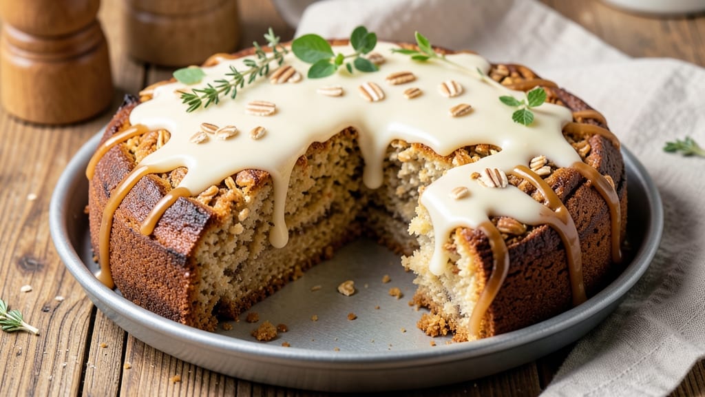Baked Oats Cake Recipe: Fluffy Texture With No Mixing Required