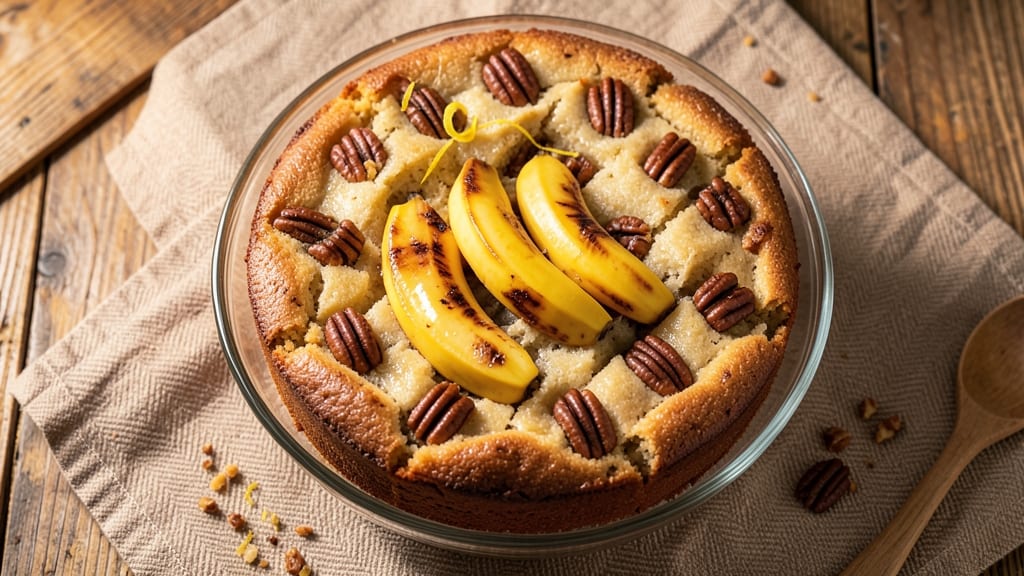 Martha Stewart's Banana Nut Cake Recipe: Toasted Walnuts and Swirled Caramelized Banana