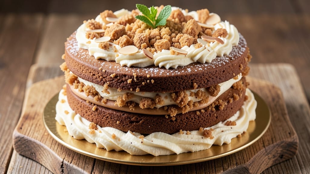 American Cookie Company Cookie Cake Recipe: Vanilla Bean Swirls and Buttery Rum Streusel Layers